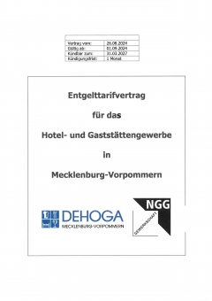 Entgelttarifvertrag Mecklenburg-Vorpommern PDF